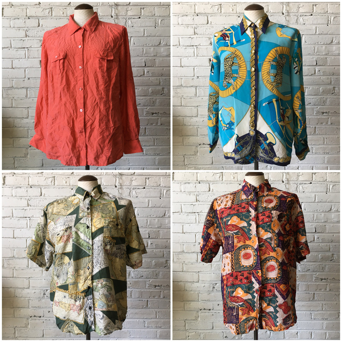 Silk Blouse by the bundle: Bulk Vintage Clothing